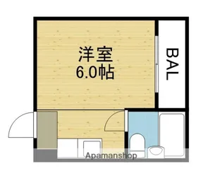 ミタカホーム7番【603.号室】の間取り