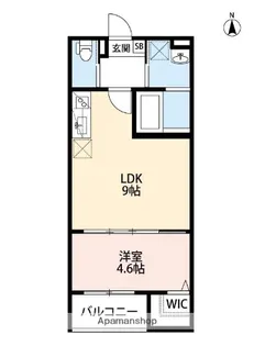 CRASTINE北巽【3階】の間取り