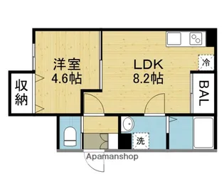 アレグリア喜連東【302号室】の間取り