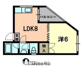 マンションマウンテン北島【2階】の間取り