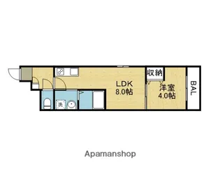 H−MAISON平野NORTHⅢ【1階】の間取り