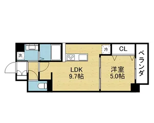 GIOIA SOLE【7階】の間取り