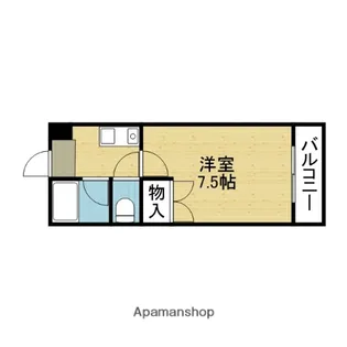 むつみハイツ【3階】の間取り