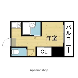 FERRAⅡ番館【406号室】の間取り