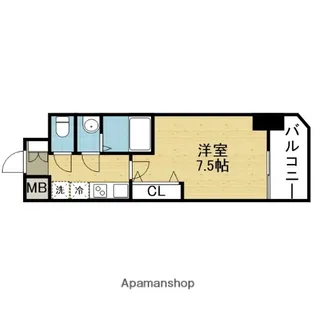 LUXE布施南【1004号室】の間取り