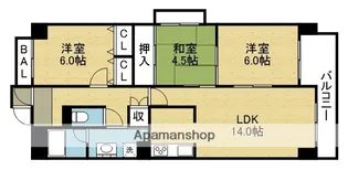 ロードハイムY・K【3階】の間取り