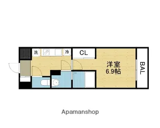 ヒルズパークサイド【2階】の間取り