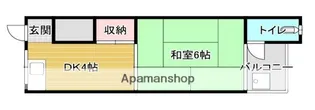 ホワイトハイツ加美【203号室】の間取り