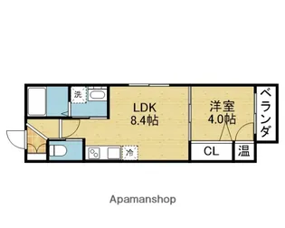 F ASECIA LOBELIE【1階】の間取り