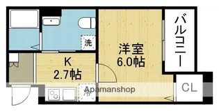 CRASTINE小路東B【1階】の間取り