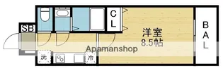 スプランディッド京橋EAST【6階】の間取り