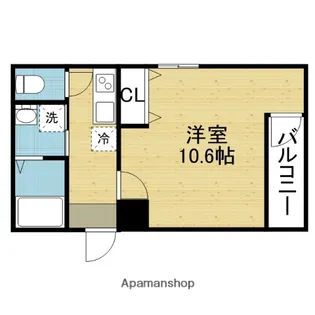 フジパレス城東諏訪ノースⅠ番館【1階】の間取り