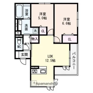 ヴィレッタ大池橋【2階】の間取り