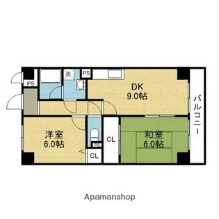 ヴィラシャトー【2階】の間取り