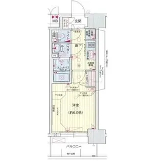 プレサンス難波マジョリティ【2階】の間取り