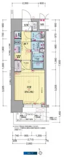 プレサンス大国町ブライス【2階】の間取り