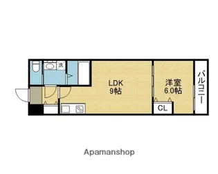 H−MAISON大蓮北【202号室】の間取り