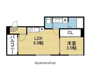 ハーモニーテラス小路Ⅳ【1階】の間取り