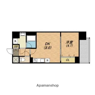 セイワパレス天王寺真田山【3階】の間取り