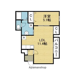 DEFI小路【1階】の間取り