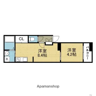 ツリービレッジ城東【3階】の間取り