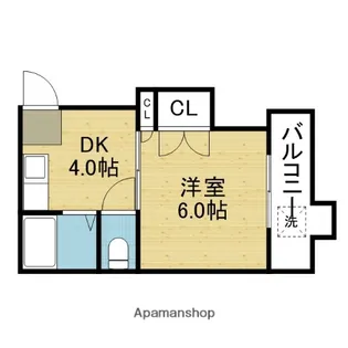 メゾン関目【405号室】の間取り