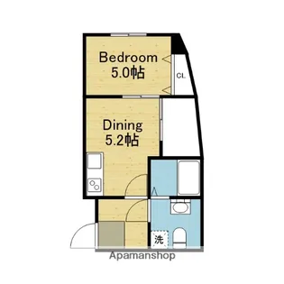 SERENITE−04【906号室】の間取り