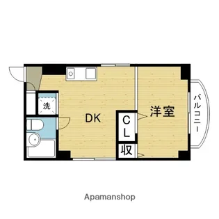 ネイティヴ京橋【3階】の間取り