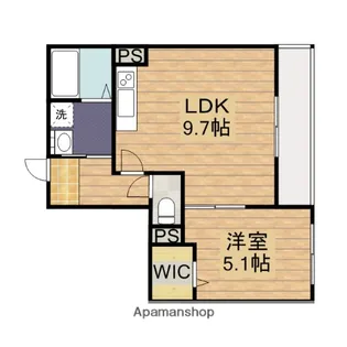 AGIO空堀【3階】の間取り