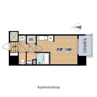 BLAU本町東【10階】の間取り