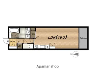 ロイヤルパークス桃坂【13階】の間取り
