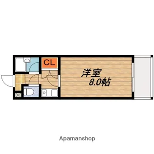 モリビル京橋【410.号室】の間取り