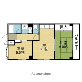 EMS COURT関目【4階】の間取り