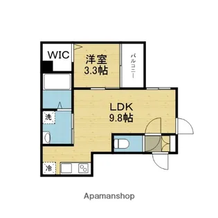 ハーモニーテラス林寺Ⅷ【1階】の間取り