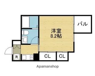 メゾン夕陽ヶ丘【8階】の間取り