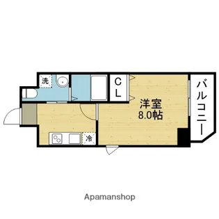 メゾン夕陽ヶ丘【2階】の間取り