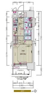 プレサンス難波マジョリティ【0903号室】の間取り