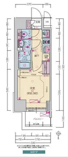 プレサンス堺筋本町ディスティニー【7階】の間取り