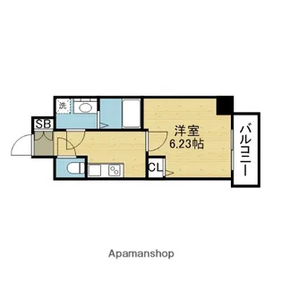 ネスト谷六【5階】の間取り