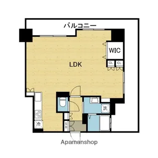 プレミスト南船場【23階号室】の間取り