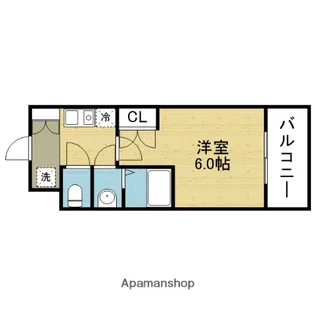 学生会館 CAMPUS TERRACE大阪緑橋【103号室】の間取り