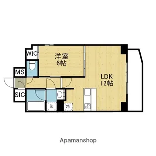 SOUTH【13階】の間取り