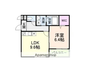 フェリシアーク加美【201号室】の間取り