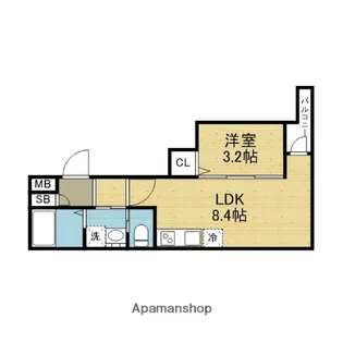 SANCTUARY TERRACE【1階】の間取り