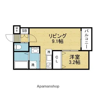 SANCTUARY TERRACE【1階】の間取り