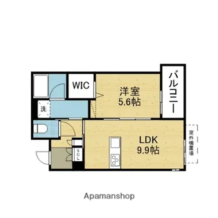 シャーメゾングランベアー【303号室】の間取り