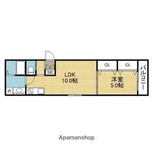 セレニティ衣摺【2階】の間取り