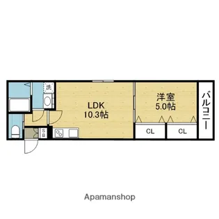 セレニティ衣摺【1階】の間取り