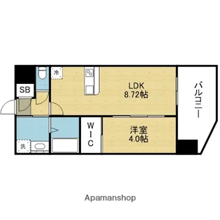 クローバー・グランデ今里【2階】の間取り