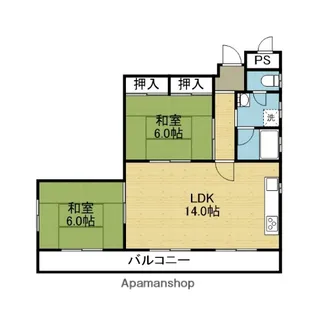 森田ビル【3階】の間取り